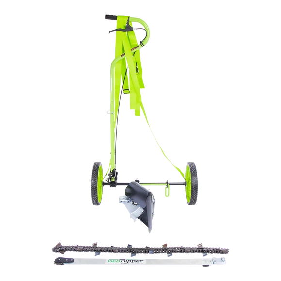 MiniTrencher GeoRipper®T/A Portable Handheld Trencher | Model H700 | 27" Digging Depth | Husqvarna K970 | 2" Trench Width