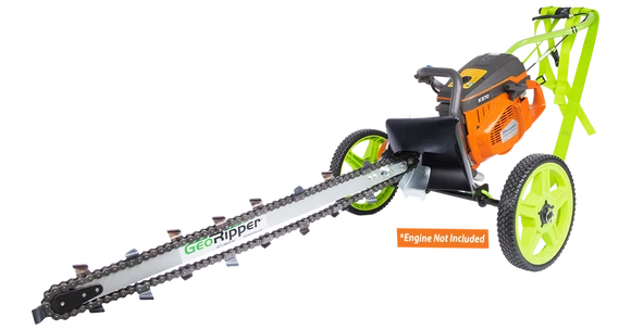 MiniTrencher GeoRipper®T/A Portable Handheld Trencher | Model H700 | 27" Digging Depth | Husqvarna K970 | 2" Trench Width