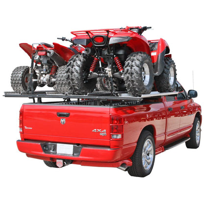 Black Widow Dual Runner ATV Trailer Ramps | Model ST-4811-1600-MV2 | Size 4 ft L x 11 in W | Capacity 1,600 lb | Horsepower 4 To 90+ HP | For ATV & UTV Loading