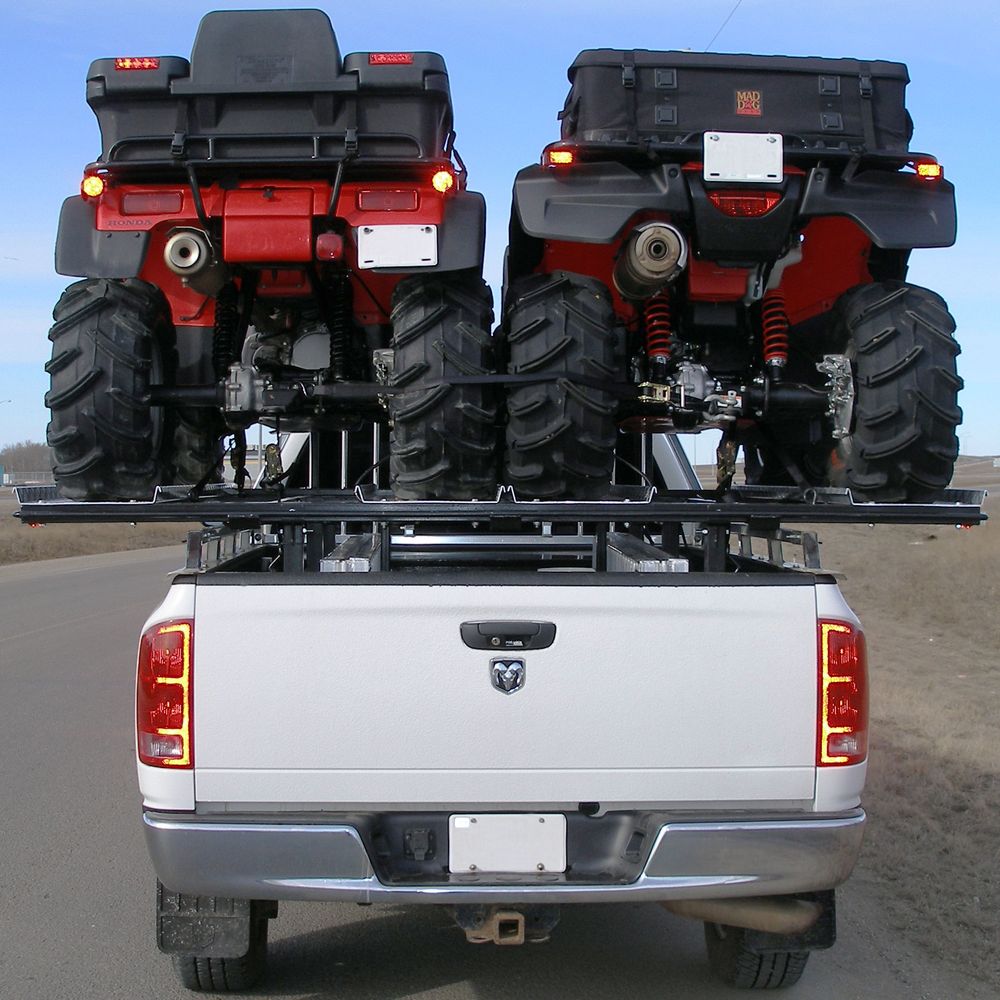 Black Widow Dual Runner ATV Trailer Ramps | Model ST-4811-1600-MV2 | Size 4 ft L x 11 in W | Capacity 1,600 lb | Horsepower 4 To 90+ HP | For ATV & UTV Loading