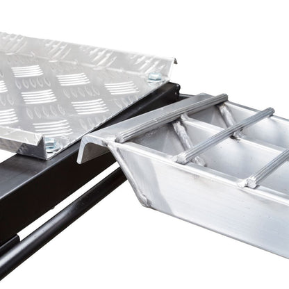 Black Widow Dual Runner ATV Trailer Ramps | Model ST-4811-1600-MV2 | Size 4 ft L x 11 in W | Capacity 1,600 lb | Horsepower 4 To 90+ HP | For ATV & UTV Loading