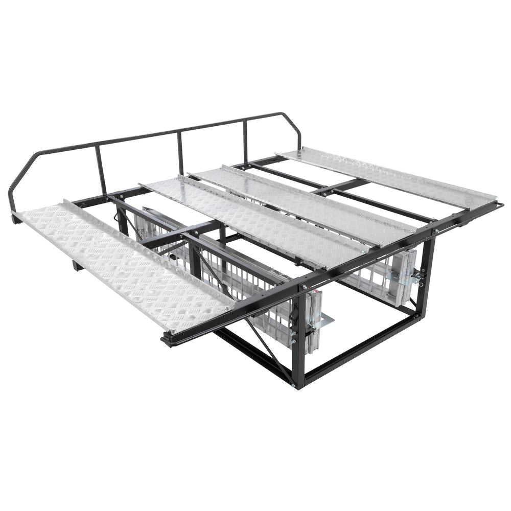 Black Widow Dual Runner ATV Trailer Ramps | Model ST-4811-1600-MV2 | Size 4 ft L x 11 in W | Capacity 1,600 lb | Horsepower 4 To 90+ HP | For ATV & UTV Loading