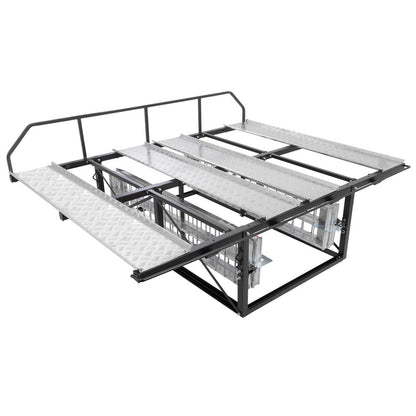 Black Widow Dual Runner ATV Trailer Ramps | Model ST-4811-1600-MV2 | Size 4 ft L x 11 in W | Capacity 1,600 lb | Horsepower 4 To 90+ HP | For ATV & UTV Loading