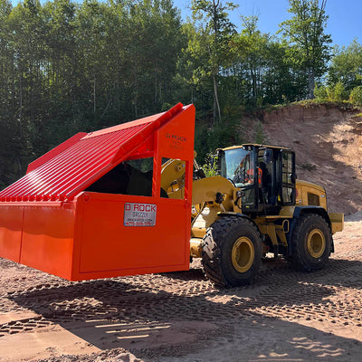 D Rock Grizzly Heavy-Duty Rock Separator | HD Model | 16′ Width | Handles Material Up to 36″ | Up TO 20 Tons | 50–120 HP | 20–45 GPM | For Skid Steers, Loader, Tractors, ATVs, UTVs & Excavators