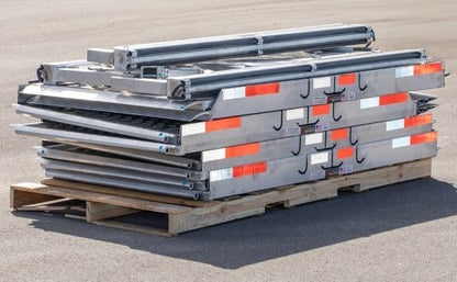 Heavy Duty Ramps | Modular Mini Yard Ramp System | Model 18-101-184-06-MYR | Width 84" Inches | Adjustable Height 15"–32" | Horsepower 23 HP | For Trucks, Trailers & Loading Docks