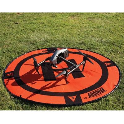 Hoodman Weighted UAV Drone Landing Pad Line | Model HDLP3, HDLP5, HDLP8 | Diameter 3' To 8' | Stable, Portable, Durable For Drones