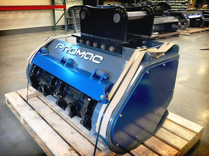 Promac Forestry Mulcher | Model HDM Series | Cutting Width 48" & 60" | 135 HP | 20+ Ton | For Excavators