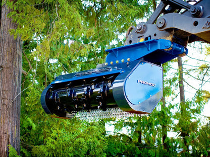Promac Forestry Mulcher | Model HDM Series | Cutting Width 48" & 60" | 135 HP | 20+ Ton | For Excavators