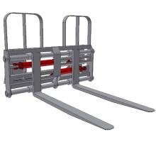 HLA Attachments Power Tine Pallet Fork 7500# Less Mount | Model 48"-54"-60" Pallet Fork | 48"-54"-60" Fork Length | For Loader