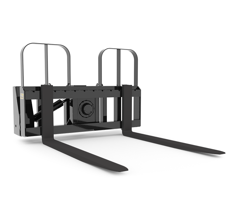 HLA Attachments Power Tilting Pallet Carriage Less Mount & Tines | Model  5500# & 7500# | For Loader