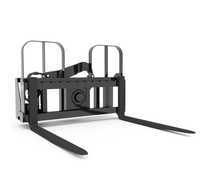 HLA Attachments Rotating Pallet Fork Less Mount & Tines | Model 4200# & 5500# | For Loader