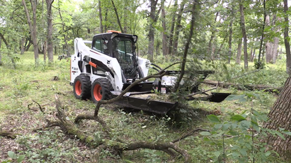 Erskine Heavy Duty Direct-Drive Brush Mower | Cutting Width 72" inches | Hydraulic Flow Rate 18-30 GPM | For Skid Steers