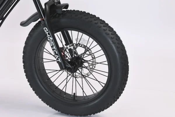 Ghostcat F3 Class 2 Electric Fat Tire Bike | 20" Tires | 750W Motor | 20MPH Top Speed | For Off-Road Adventure Ready