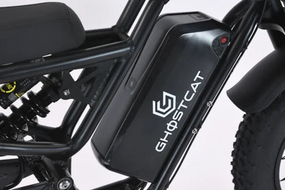 Ghostcat F3.3 All-Terrain Fat Tire Electric Bike | 1500W Motor | 35MPH Top Speed | 52V/20AH Battery | Off-Road Adventure Ready