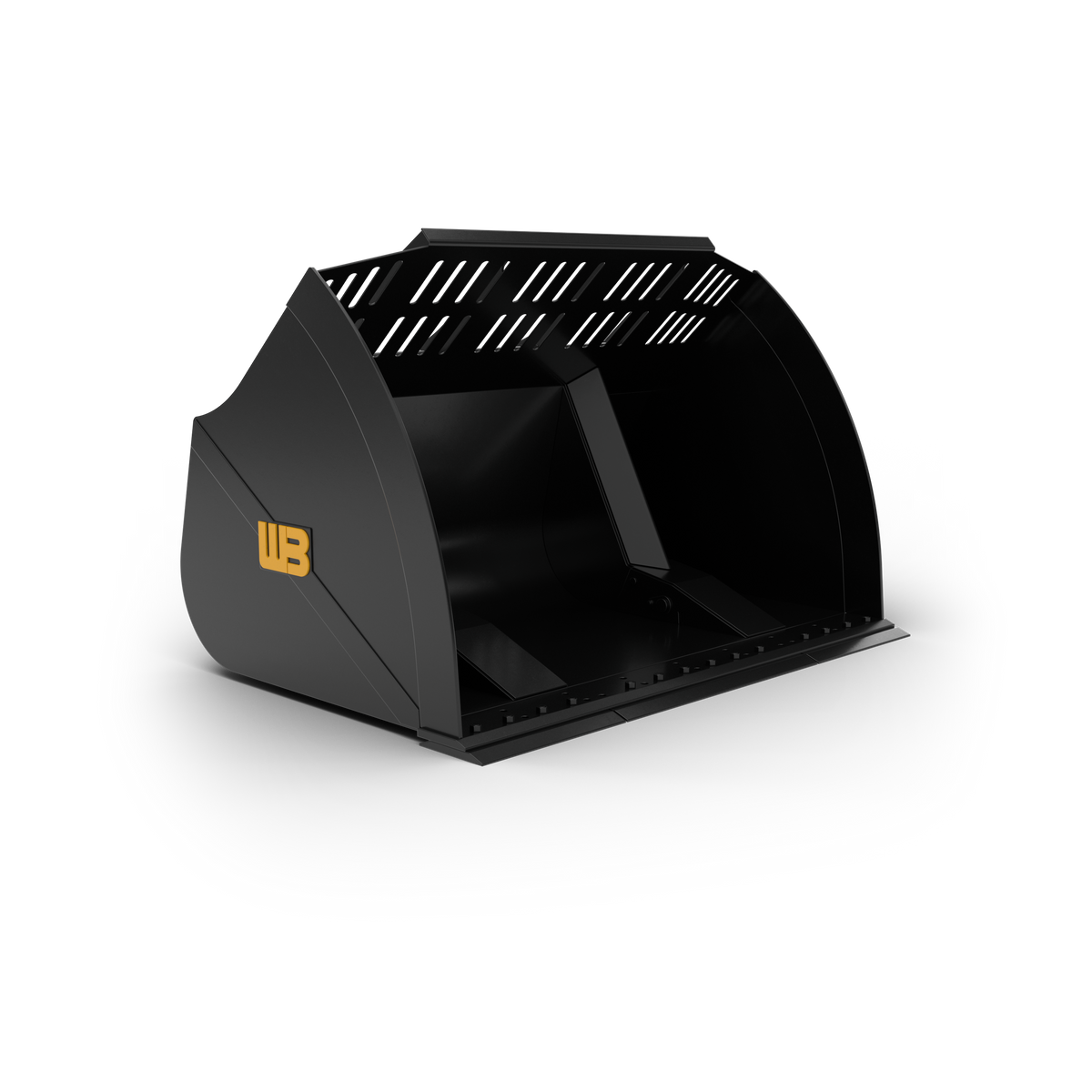 Werk-Brau High Tip Roll-Out Bucket | Vertical Cylinder | Width 100"–144" | 10–20 GPM | For Wheel Loaders