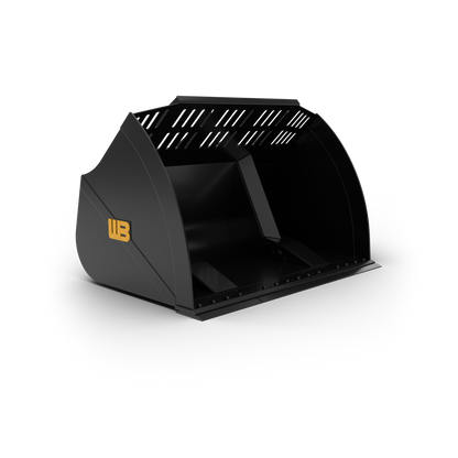Werk-Brau High Tip Roll-Out Bucket | Vertical Cylinder | Width 100"–144" | 10–20 GPM | For Wheel Loaders