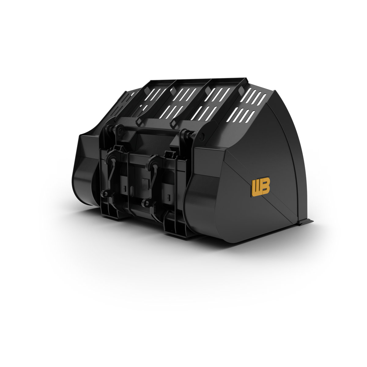 Werk-Brau High Tip Roll-Out Bucket | Vertical Cylinder | Width 100"–144" | 10–20 GPM | For Wheel Loaders