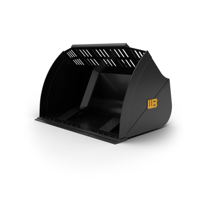 Werk-Brau High Tip Roll-Out Bucket | Vertical Cylinder | Width 100"–144" | 10–20 GPM | For Wheel Loaders