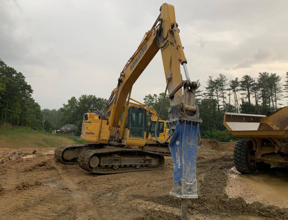 HydroRam HK230S Premium Series Hydraulic Hammer | Overall Length 112.3" | For 22 - 30.8 Ton Excavators
