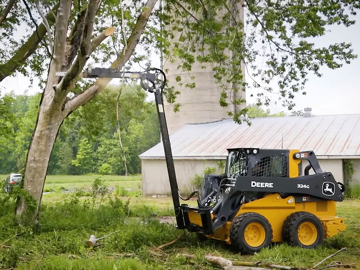 HLA Attachment Hydraulic Limb Saw | 22 HP | Automatic Chain Oiler | For Tractor/ Skid steer