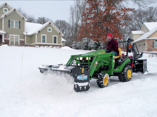 HLA Attachments 2500 Series Snow Pusher Less Frame/Mount | Width 72", 84" & 96" inches | Horsepower 30-50 HP | For Tractors