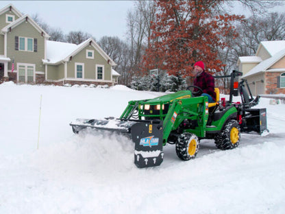 HLA Attachments 2500 Series Snow Pusher Less Frame/Mount | Width 72", 84" & 96" inches | Horsepower 30-50 HP | For Tractors