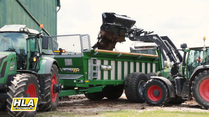 HLA Attachments  High Dump High Volume Bucket Less Mount | Width 60", 66", 72", 78", 84" & 96" | For Excavator/Skid Steer