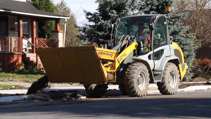 HLA Attachment Side Discharge Sawdust Bucket Less | 60"-96" Multiple Width | For Skid Steer