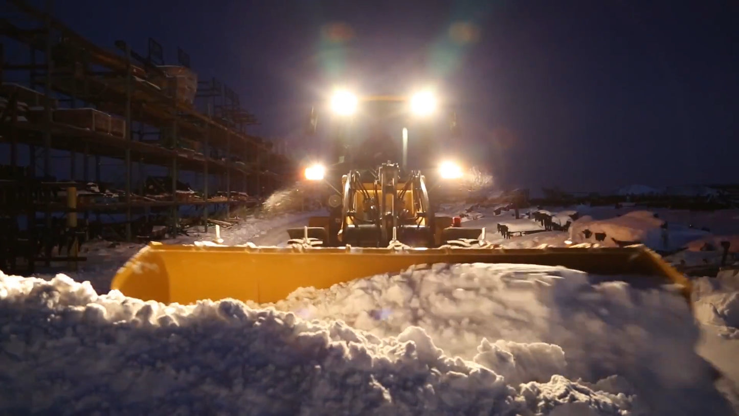 HLA Attachments | Snow Pusher Standard & Edge Flex | Models 5500 Series | Widths 12 To 18 Feet | Horsepower 90 To 200 HP | For Tractor