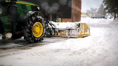 HLA Attachments | 3500 Series Edge Flex Snow Pusher | Models SP3530WEF Series | Widths 6 To 10 Feet | Horsepower 30-80 HP | For Tractor
