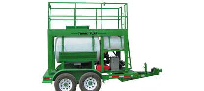 Turbo Turf HM-500-HARV Hydro Seeding System | Skid Type , W/ Trailer| 500 Gallon Hydro Seeder