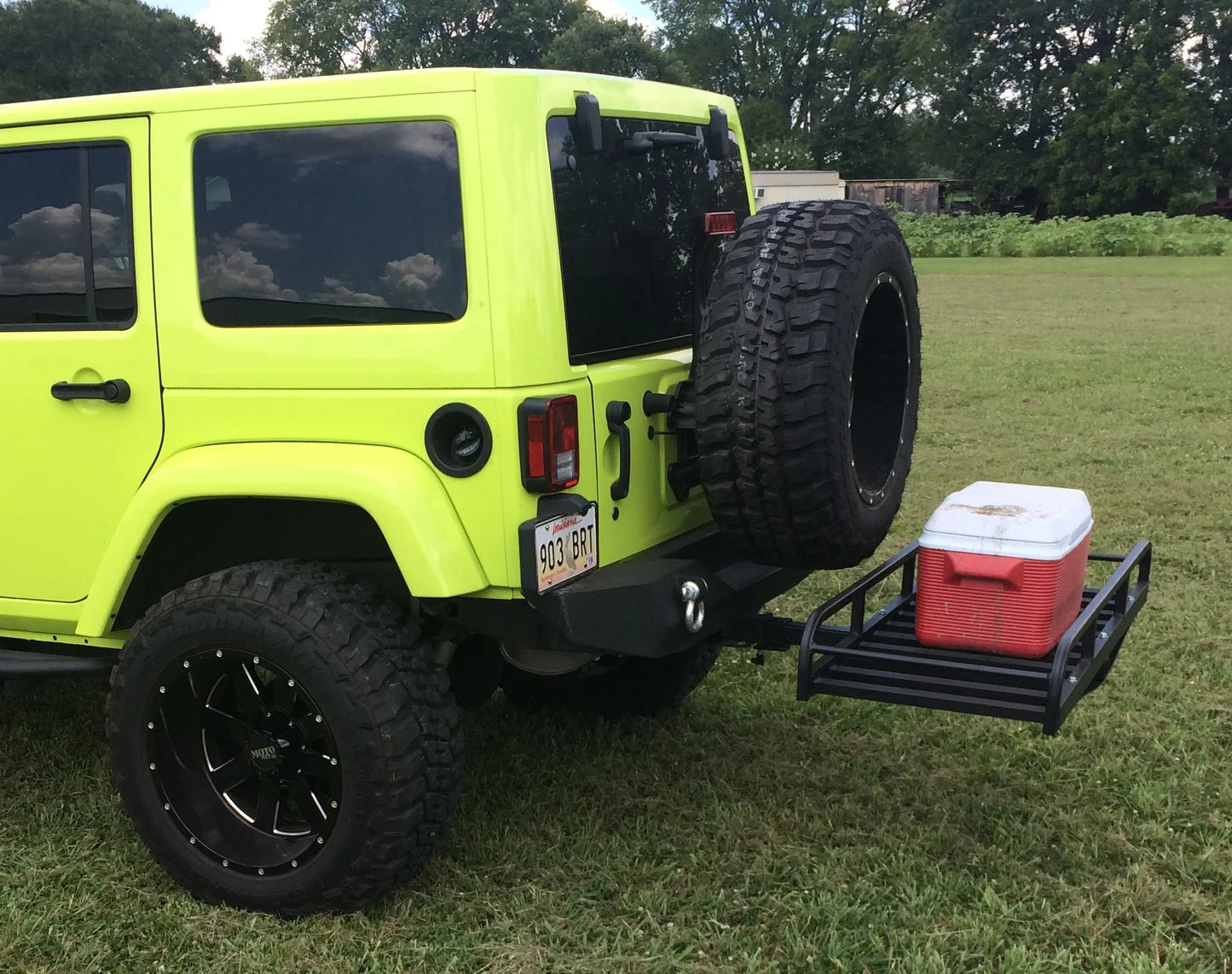 Great Day | Hitch-N-Ride XL | Model HNR1000TLW | 22" x 50" Cargo Platform | 2-Inch Receiver Hitch | Horsepower 7+ HP | For ATV, UTV, SUV, Truck