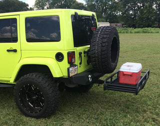 Great Day | Hitch-N-Ride Cargo Carrier | Model HNR1000TLB | Width 50" | Horsepower 20+ HP | 400 lb Capacity | 2" Receiver Hitch | For ATV, UTV, SUV, Truck