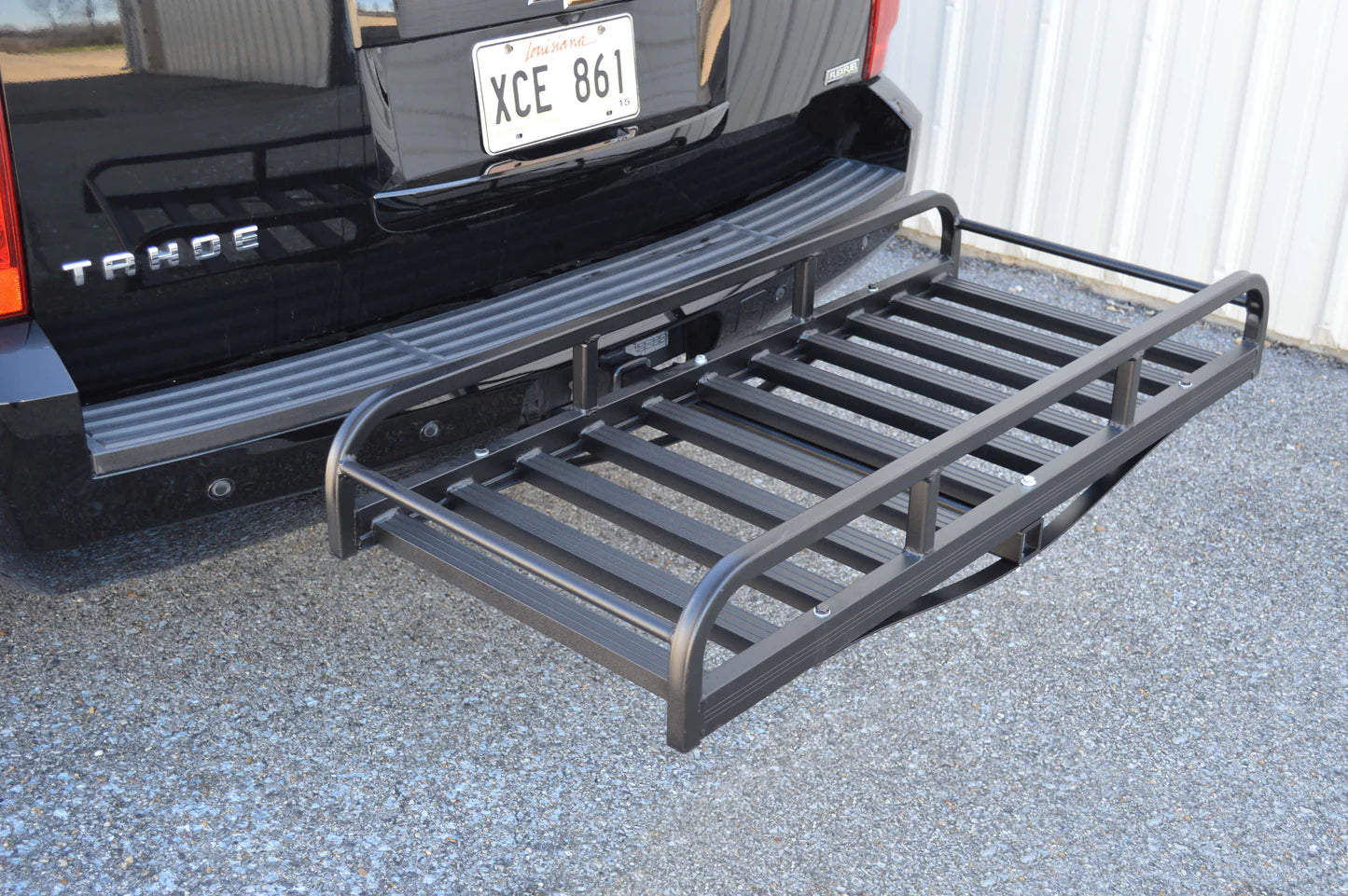 Great Day | Hitch-N-Ride Cargo Carrier | Model HNR1000T | 22" x 50" | 400 lb Capacity | Horsepower 40+ HP | Fits ATV, UTV, SUV, Truck