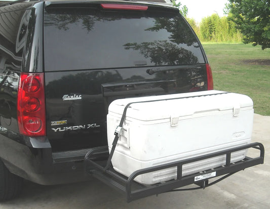 Great Day | Hitch-N-Ride Cargo Carrier | Model HNR1000T | 22" x 50" | 400 lb Capacity | Horsepower 40+ HP | Fits ATV, UTV, SUV, Truck