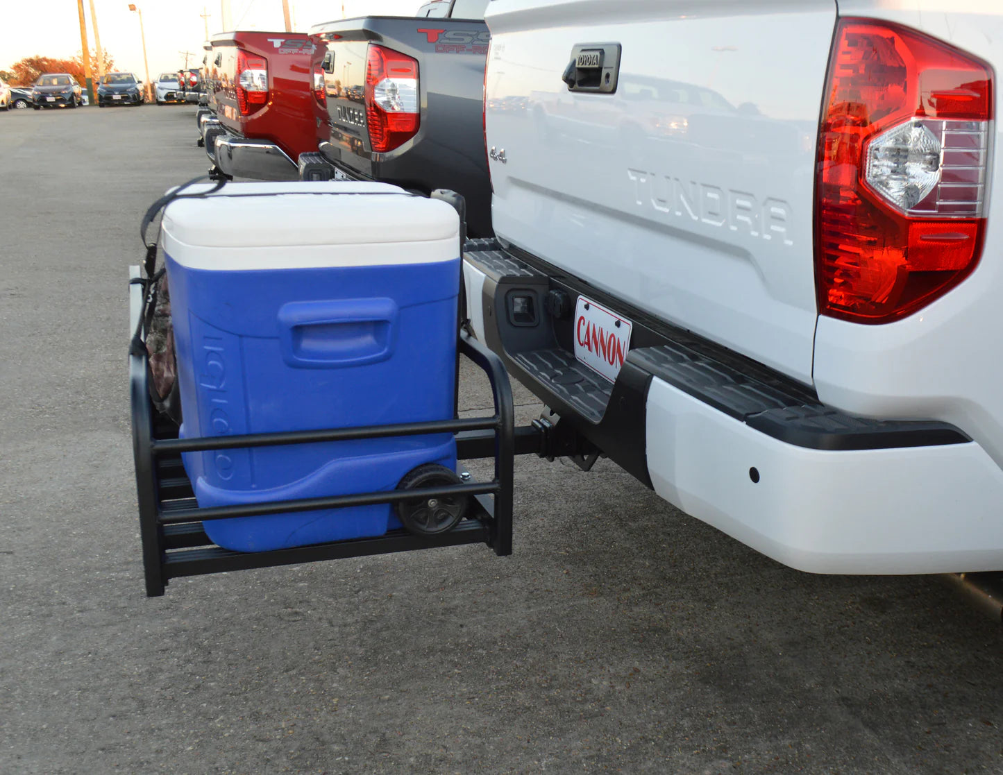 Great Day | Hitch-N-Ride Magnum XL | Model HNR2000TLW | 50" Cargo Rack | 500 lbs Capacity | 2-Inch Receiver Hitch | Recommended Horsepower 40+ HP | For Trucks, SUVs, UTVs & ATVs