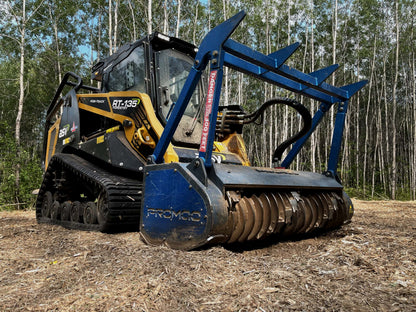 Promac High Flow Mulcher | Model HSM Series | Width 60"–72" | 29–56 GPM | For Skid Steers