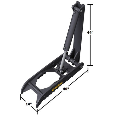 Gentec Equipment Hydraulic Weld-On Thumb | Model HT1440 | Size 14"x40" | Machine Size 6.5-9.5 Tons | For Excavators
