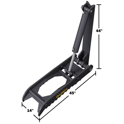 Gentec Equipment Hydraulic Weld-On Thumb | Model HT1445 | Size 14"x45" | Machine Size 6.5 -9.5 Ton | For Excavators