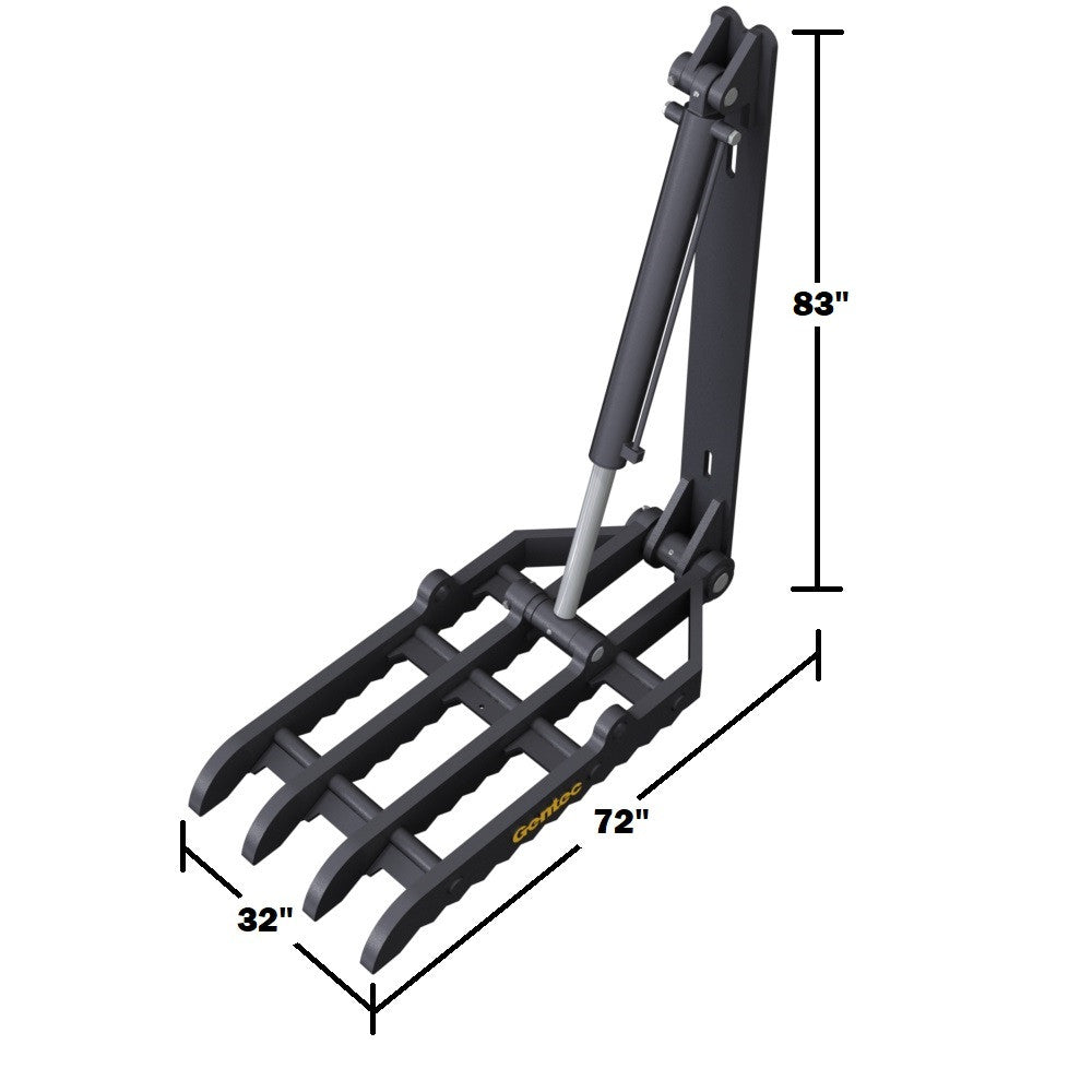 Gentec Equipment Hydraulic Weld-On Thumb | Model HT3272 | Width 32" | Machine Size 32.5-50 Tons | For Excavators