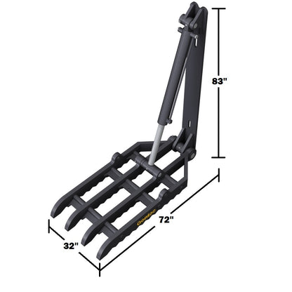 Gentec Equipment Hydraulic Weld-On Thumb | Model HT3272 | Width 32" | Machine Size 32.5-50 Tons | For Excavators