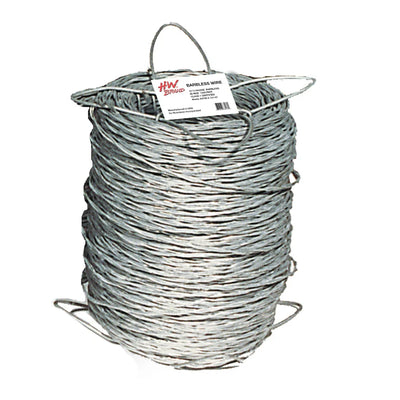 Hutchison HW Commercial Barbless Wire | 12.5 GA | 1320 ft Reel | For Fencing