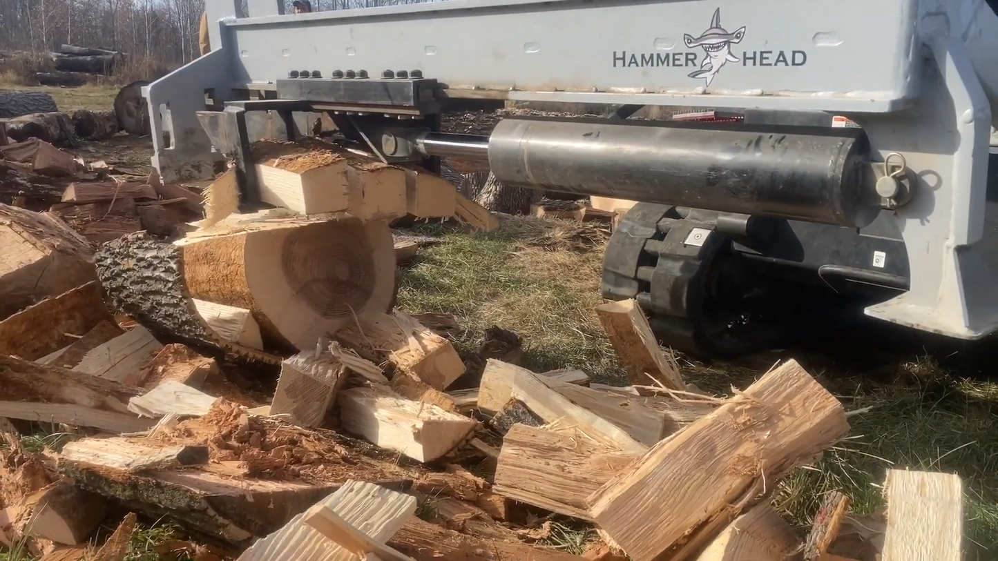 Hammer Head SS-Big Block Log Splitter | Splitter Width 36" | Length  84" | Hydraulic Flow 20–25 GPM | For Skid Steers
