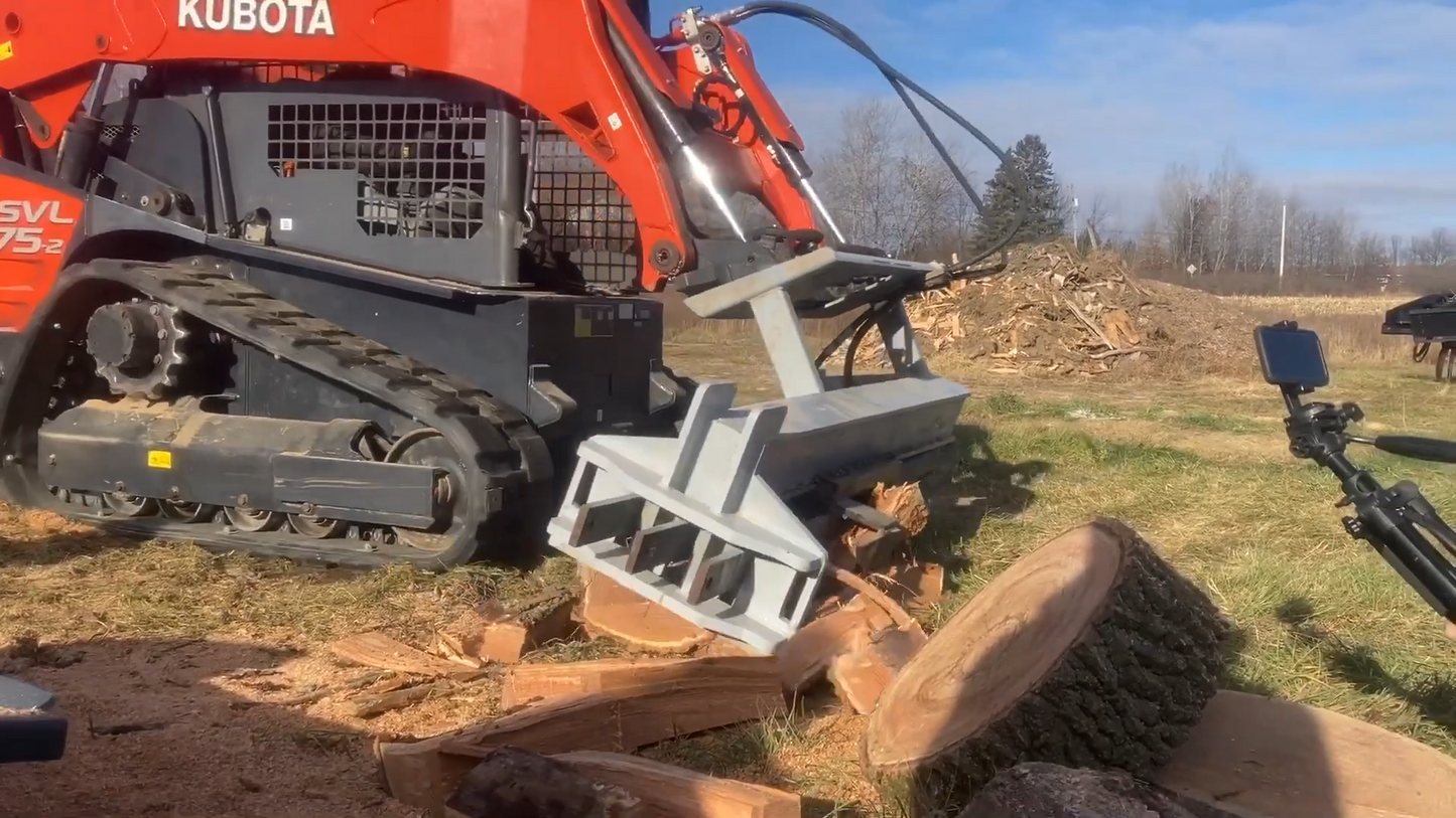 Hammer Head SS-Big Block Log Splitter | Splitter Width 36" | Length  84" | Hydraulic Flow 20–25 GPM | For Skid Steers