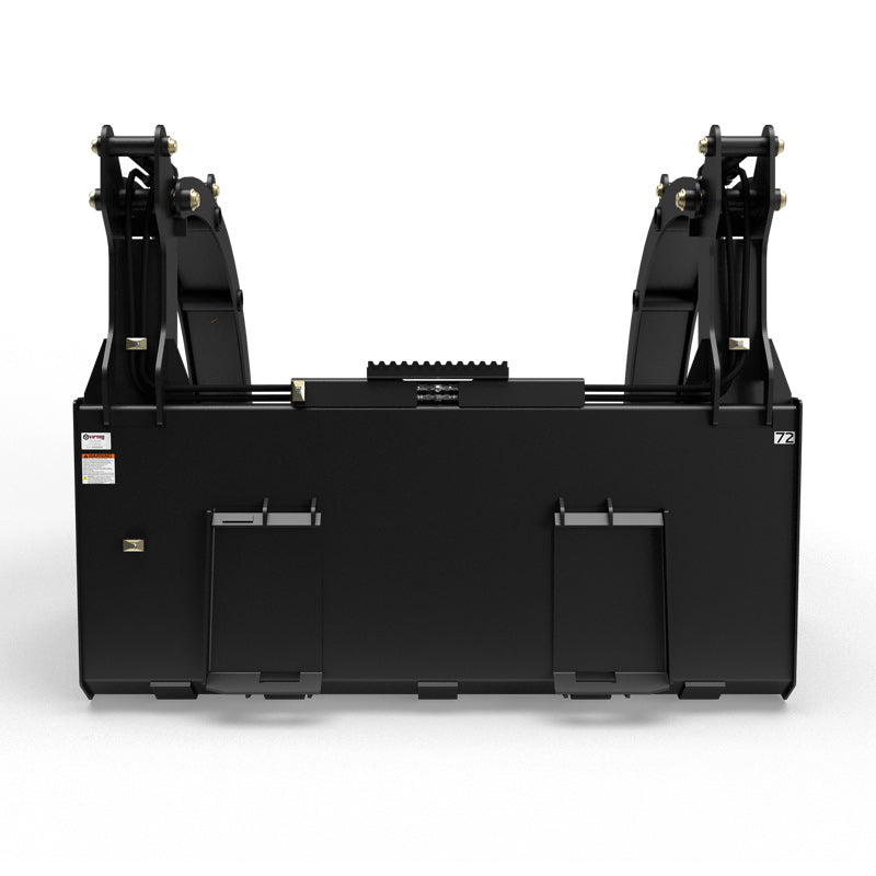 Virnig Hay Bucket Grapple | Model HBG72 & HBG84 | Width 73.5" & 85.5" | Hydraulic Flow 15 To 25 GPM | For Skid Steer