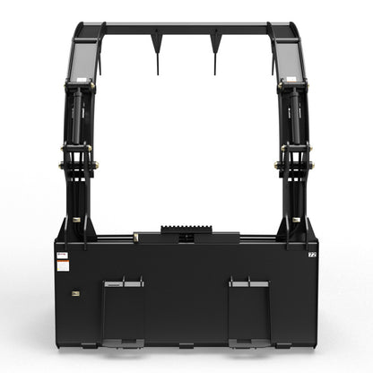Virnig Hay Bucket Grapple | Model HBG72 & HBG84 | Width 73.5" & 85.5" | Hydraulic Flow 15 To 25 GPM | For Skid Steer
