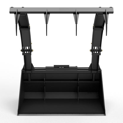 Virnig Hay Bucket Grapple | Model HBG72 & HBG84 | Width 73.5" & 85.5" | Hydraulic Flow 15 To 25 GPM | For Skid Steer