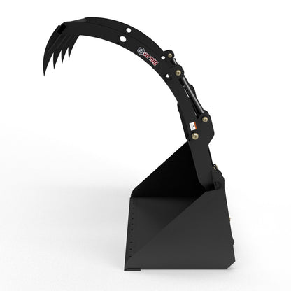Virnig Hay Bucket Grapple | Model HBG72 & HBG84 | Width 73.5" & 85.5" | Hydraulic Flow 15 To 25 GPM | For Skid Steer