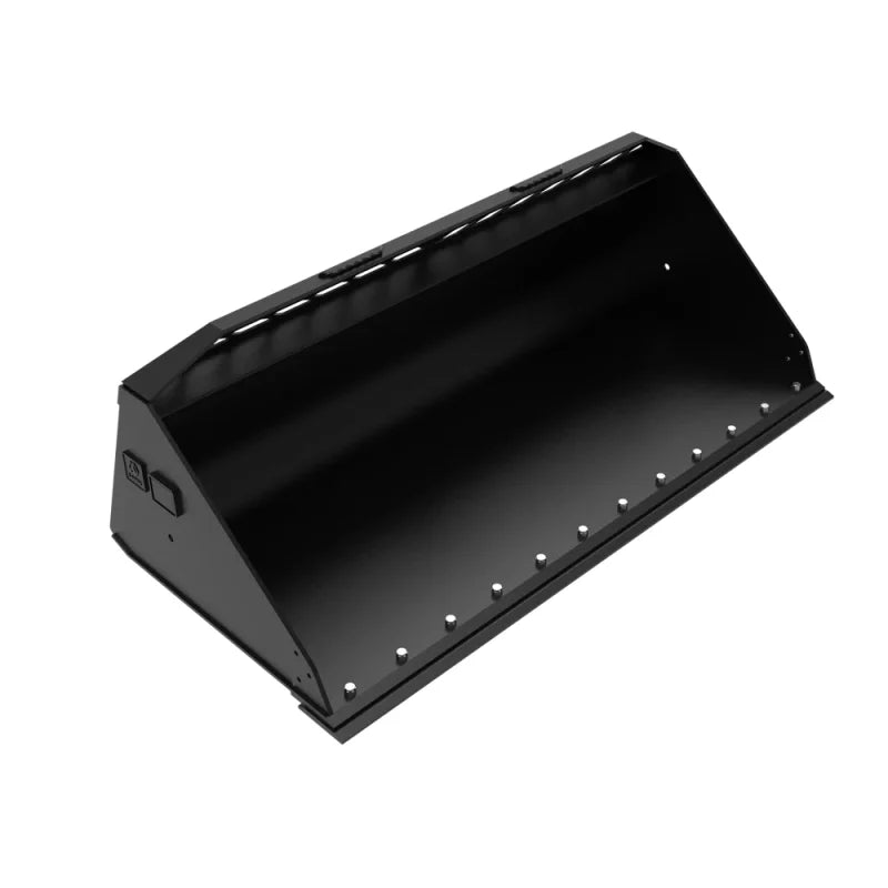 Landy Attachment HD Snow/Mulch Bucket | Bucket Width 72” | 12-25 GPM | 35-40 HP | For Skid Steers, Tractors, UTVs & Loaders