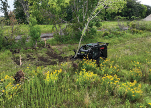 Erskine Heavy-Duty Tree Puller | 950 lbs Weight | Factory Installed Couplers | For Skid Steer